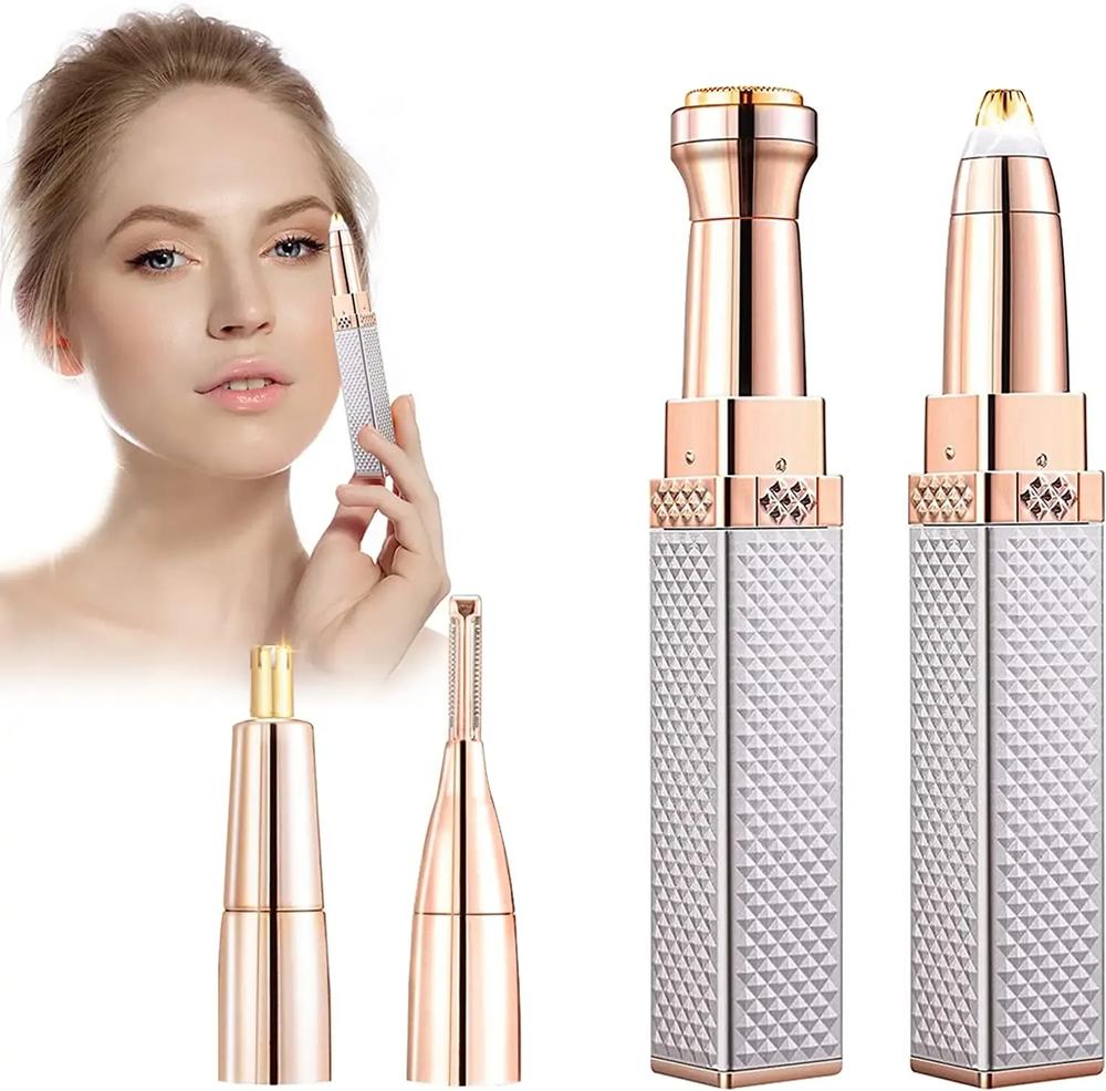 2 in 1 eyebrow and facial hair remover trimmer