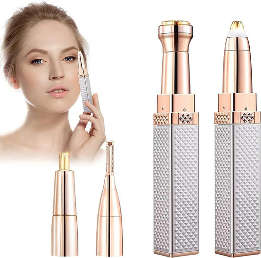 2 in 1  eyebrow and facial hair remover trimmer