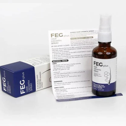 FEG Plus Hair Growth Serum Spray – 50ml (For Men and Women)